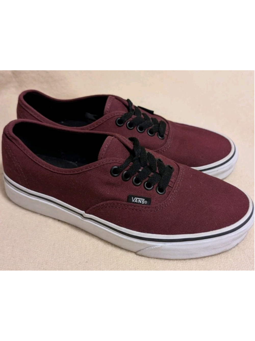 VANS Authentic Port Royale Black Men's Size 7 F39